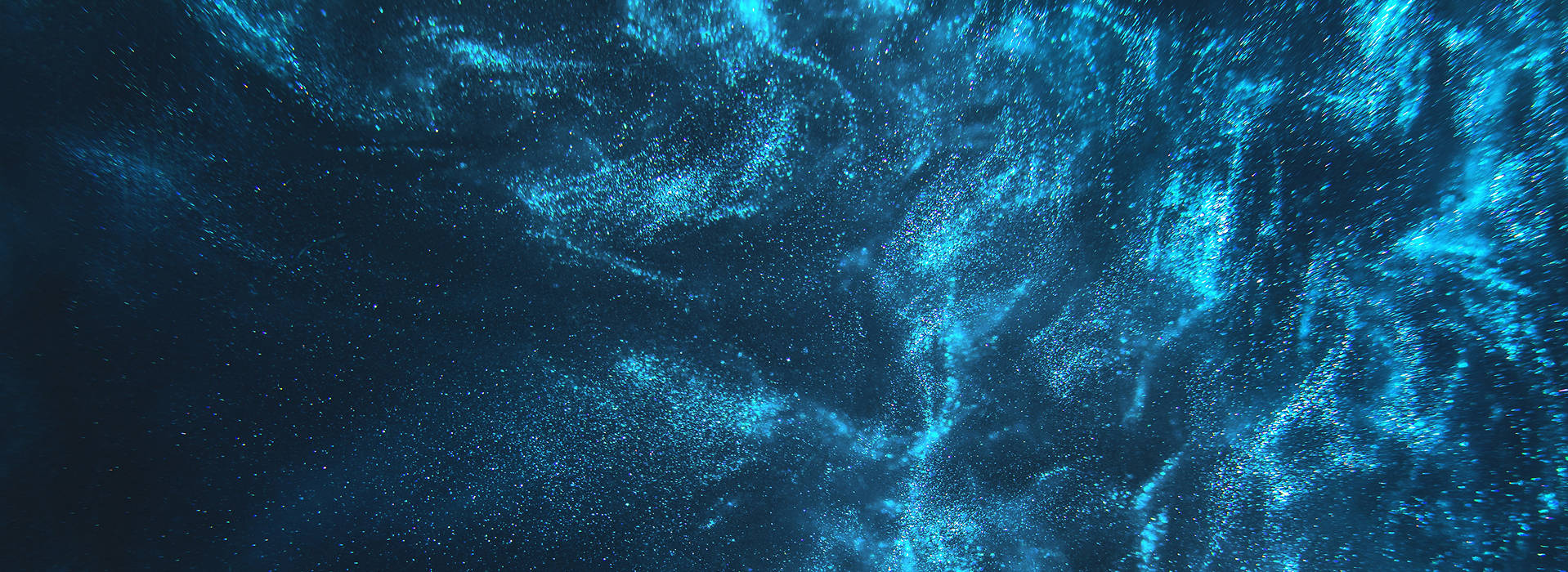 Blue sparkle water texture background